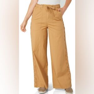 NWT Democracy Skyrise Paperbag Wide Leg Pants